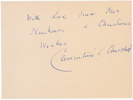 Lot #165 Clementine Churchill - Image 1