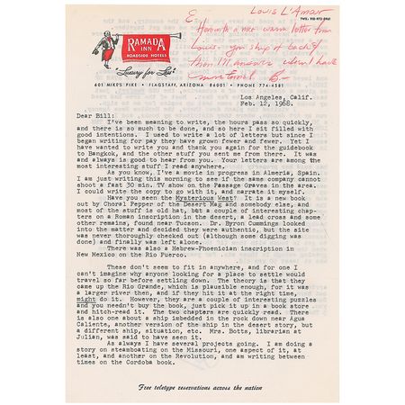 Lot #606 Louis L’Amour - Image 1