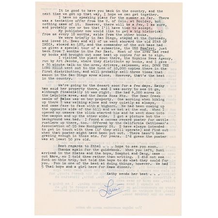 Lot #606 Louis L’Amour - Image 2