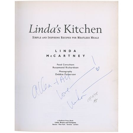 Lot #987 Linda McCartney and Allen Ginsberg - Image 1
