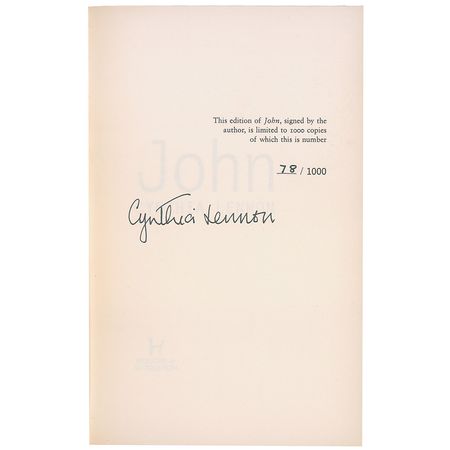 Lot #943 Beatles: Cynthia Lennon - Image 1