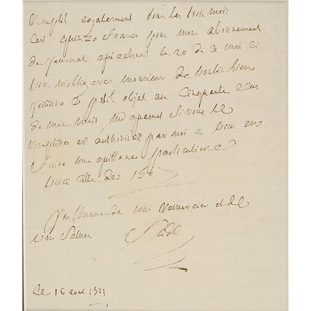 Lot #280 Marquis de Sade - Image 1