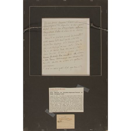 Lot #280 Marquis de Sade - Image 4