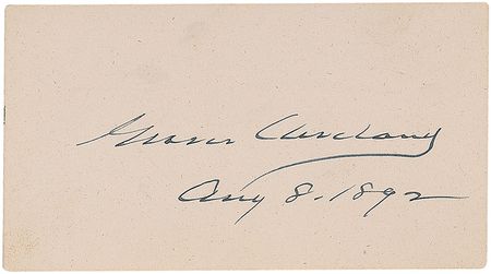 Lot #5 Grover Cleveland