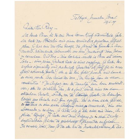 Lot #156 Martin Buber - Image 1