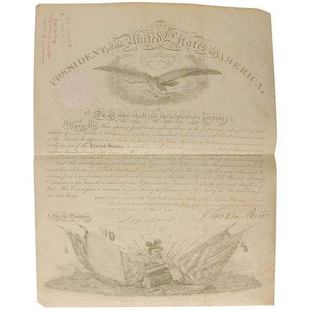 Lot #51 Franklin Pierce and Jefferson Davis - Image 1