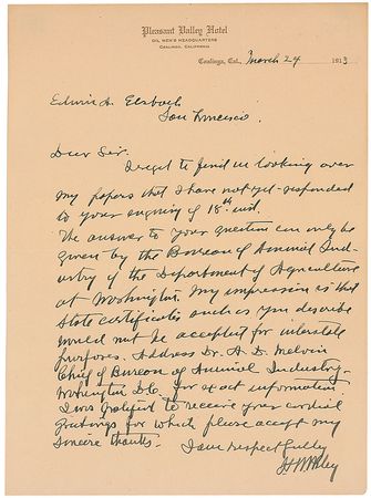 Lot #294 Harvey Washington Wiley - Image 1