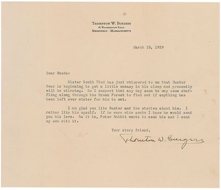 Lot #553 Thornton Burgess - Image 1