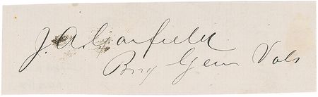 Lot #24 James A. Garfield