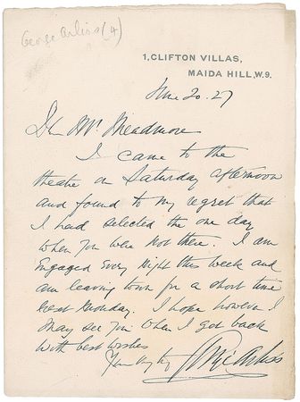 Lot #1025 George Arliss - Image 1