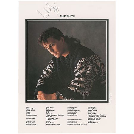 Lot #1014 Tears for Fears - Image 1