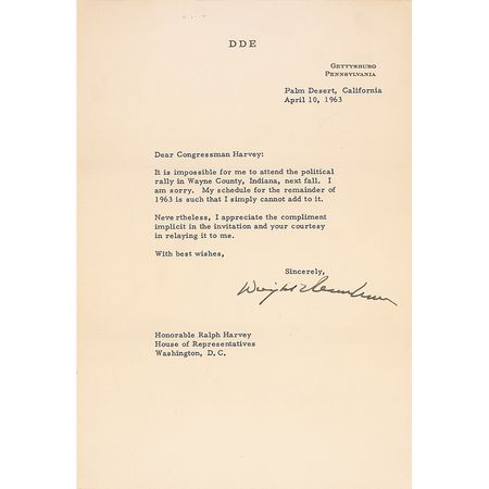 Lot #16 Dwight D. Eisenhower