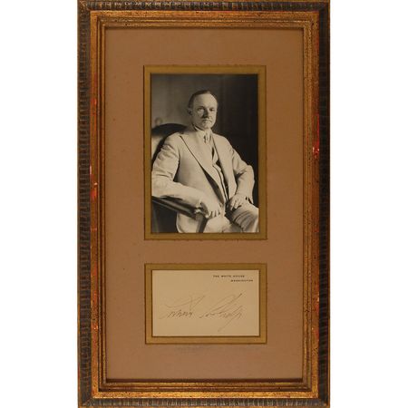 Lot #8 Calvin Coolidge