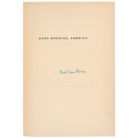 Lot #660 Carl Sandburg - Image 1