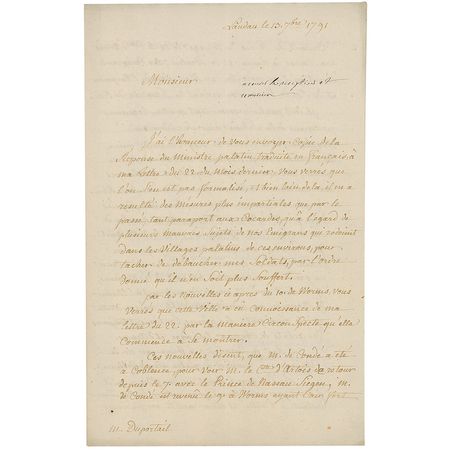 Lot #374 Francois Christophe de Kellermann - Image 1