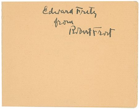 Lot #580 Robert Frost - Image 1