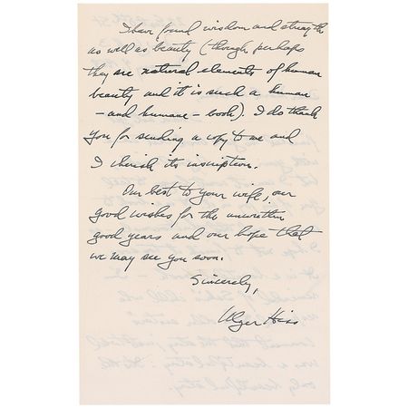 Lot #216 Alger Hiss - Image 2