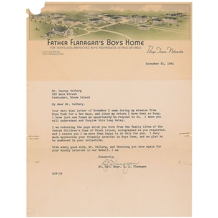 Lot #205 Father E. J. Flanagan - Image 1