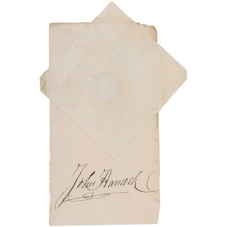Lot #212 John Hancock - Image 1