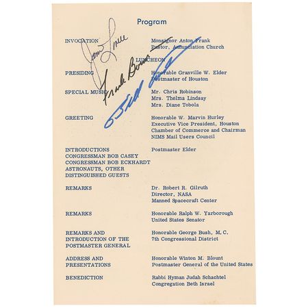 Lot #443 Apollo 08 and Alan Shepard - Image 2