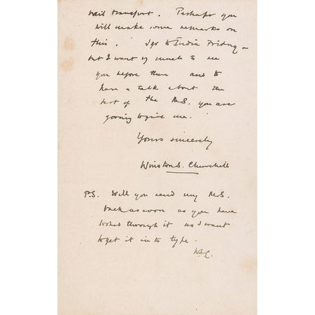 Lot #167 Winston Churchill - Image 3