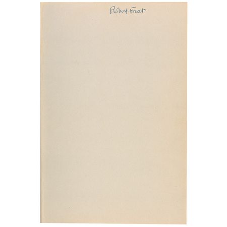 Lot #581 Robert Frost - Image 1