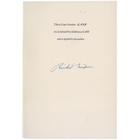 Lot #122 Richard Nixon - Image 1
