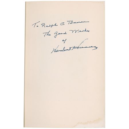 Lot #38 Herbert Hoover - Image 1