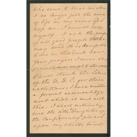 Lot #179 Varina Davis - Image 2