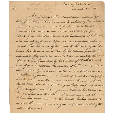 Lot #209 Albert Gallatin - Image 1