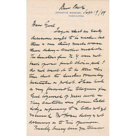 Lot #32 Benjamin Harrison