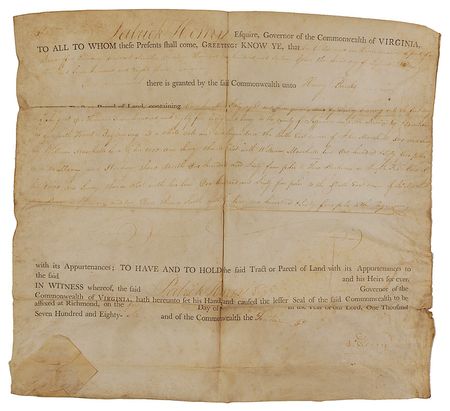 Lot #215 Patrick Henry - Image 1