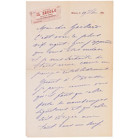 Lot #255 Ernesto Teodoro Moneta - Image 1