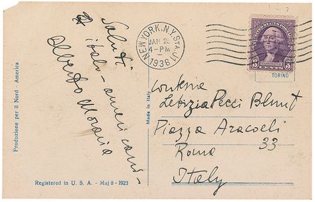 Lot #631 Alberto Moravia - Image 1