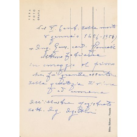 Lot #278 Pope John XXIII - Image 1