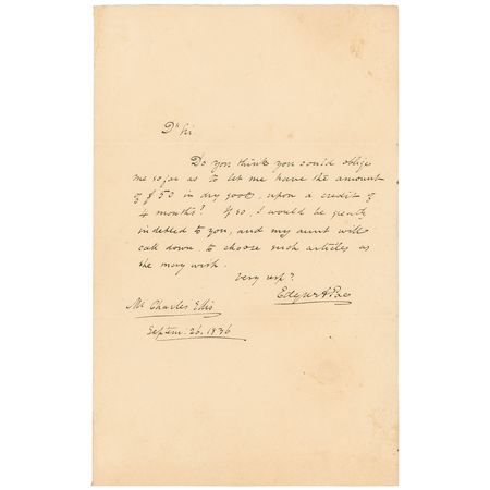 Lot #642 Edgar Allan Poe - Image 1