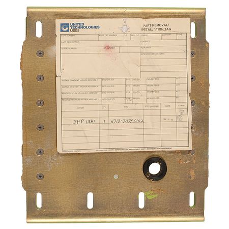 Lot #656  Solid Rocket Booster Splice Plate - Image 2