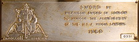 Lot #393 Commemorative Sword - Image 3
