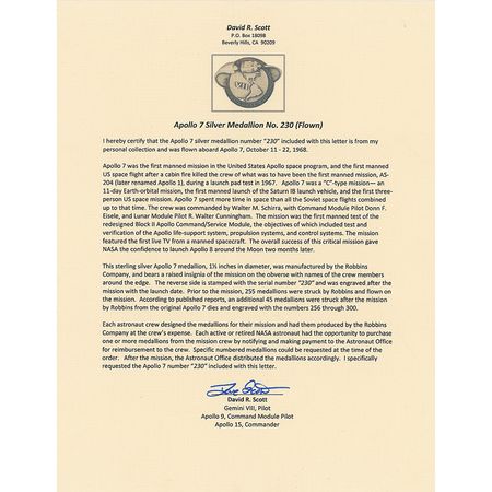 Lot #300 Apollo 7 - Image 3