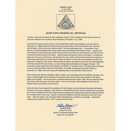 Lot #308 Apollo 8 - Image 3