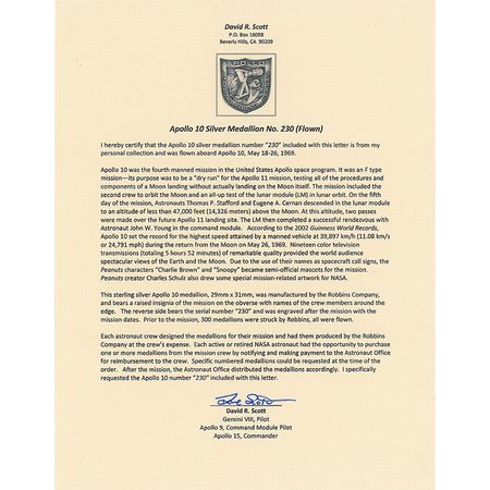 Lot #333 Apollo 10 - Image 3