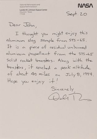 Lot #663 STS-65 - Image 3