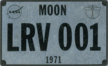 Lot #523 Apollo 15 License Plate - Image 1