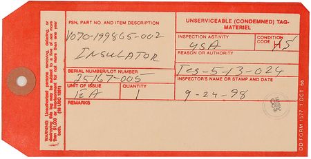 Lot #632 Space Shuttle Endeavour Wing Insulator - Image 4