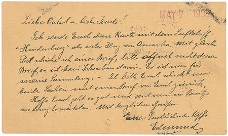 Lot #66 Hindenburg - Image 1