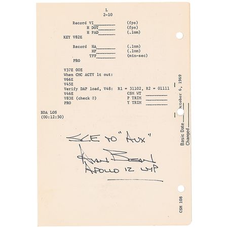 Lot #459 Alan Bean and Richard Gordon - Image 2