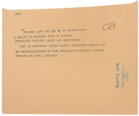 Lot #321 Apollo 9 - Image 1