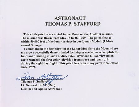 Lot #337 Tom Stafford and Gene Cernan - Image 3