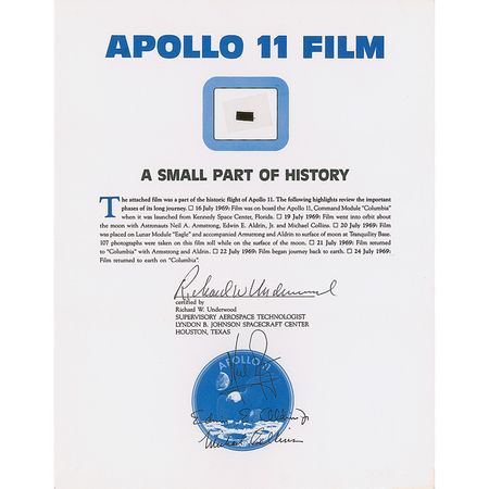 Lot #354 Apollo 11 - Image 1