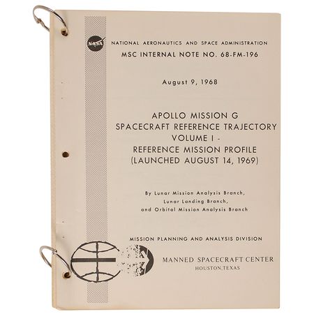 Lot #389 Apollo 11 1968 Planning Document - Image 1